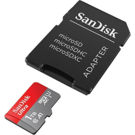 Pomnilniška kartica SDXC SANDISK MICRO 1TB ULTRA, 150MB/s, UHS-I, C10, A1, adapt