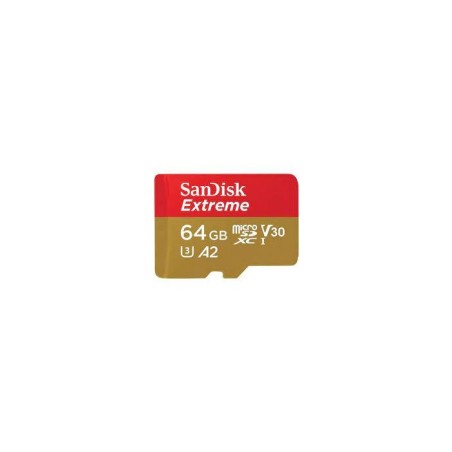 Pomnilniška kartica SDXC SANDISK MICRO 64GB EXTREME KAMERA/DRON, 170/80MB/s, A2,