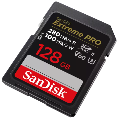 Pomnilniška kartica SDXC SANDISK 128GB EXTREME PRO, UHS-II, V60, U3, C10