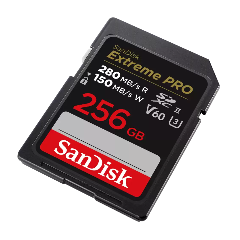 Pomnilniška kartica SDXC SANDISK 256GB EXTREME PRO, UHS-II, V60, U3, C10