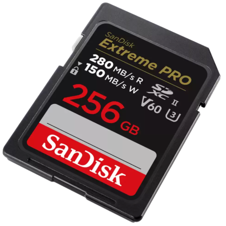 Pomnilniška kartica SDXC SANDISK 256GB EXTREME PRO, UHS-II, V60, U3, C10