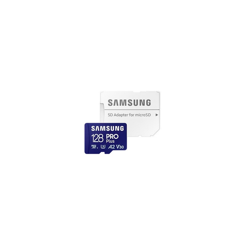 Pomnilniška kartica SAMSUNG PRO Plus microSD 128GB, UHS-I, U3