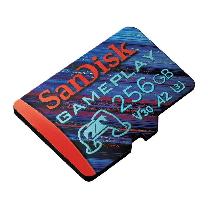 Pomnilniška kartica 256GB SDXC SanDisk micro GamePlay, V30, U3, A2