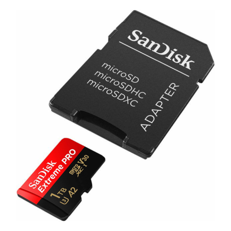 Pomnilniška kartica SDXC SANDISK MICRO 1TB EXTREME PRO, 200/140MB/s, A2, U3, V30