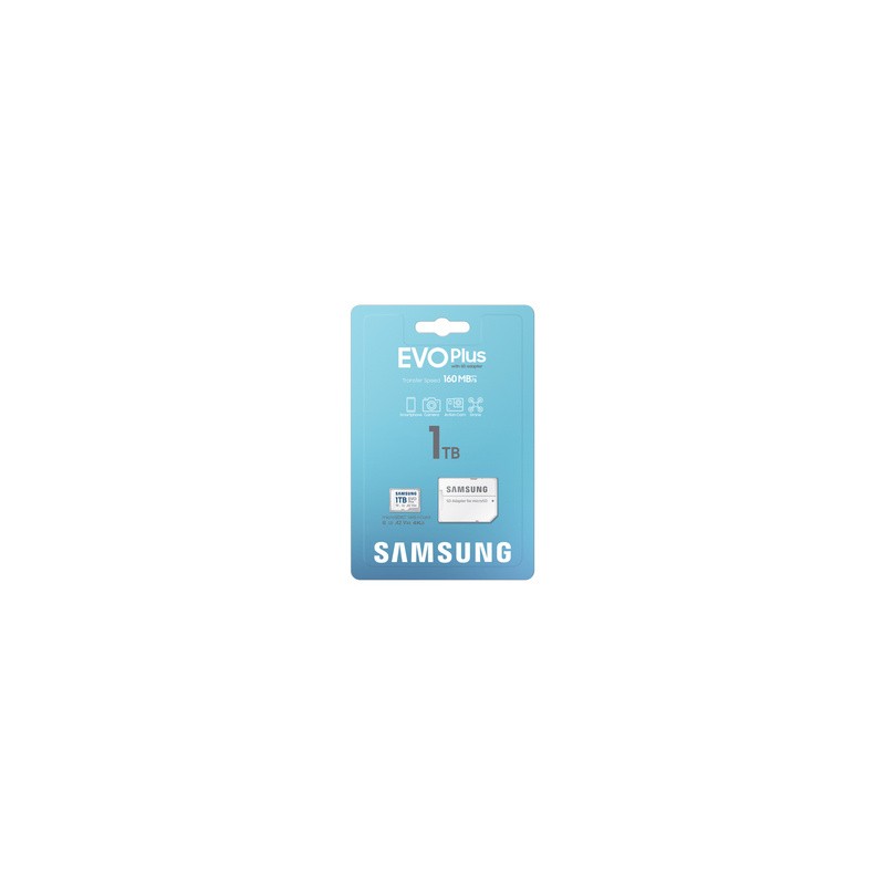 Spominska kartica Samsung EVO Plus, microSDXC, 1TB + SD adapter