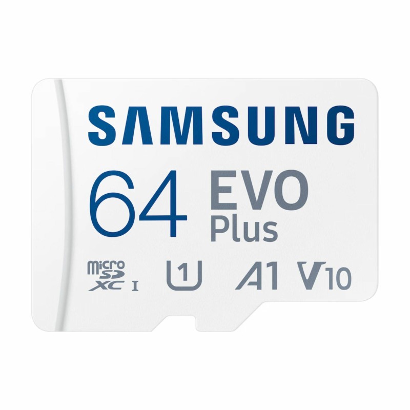 Spominska kartica Samsung EVO Plus, micro SDXC, 64GB, z adapterjem