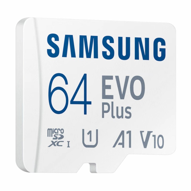 Spominska kartica Samsung EVO Plus, micro SDXC, 64GB, z adapterjem