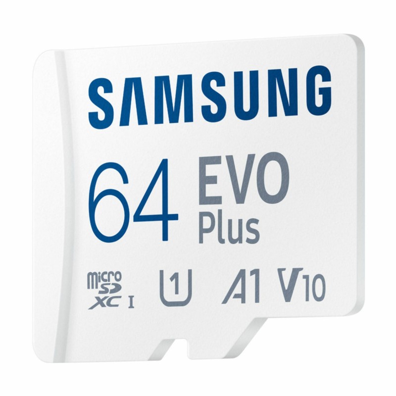 Spominska kartica Samsung EVO Plus, micro SDXC, 64GB, z adapterjem