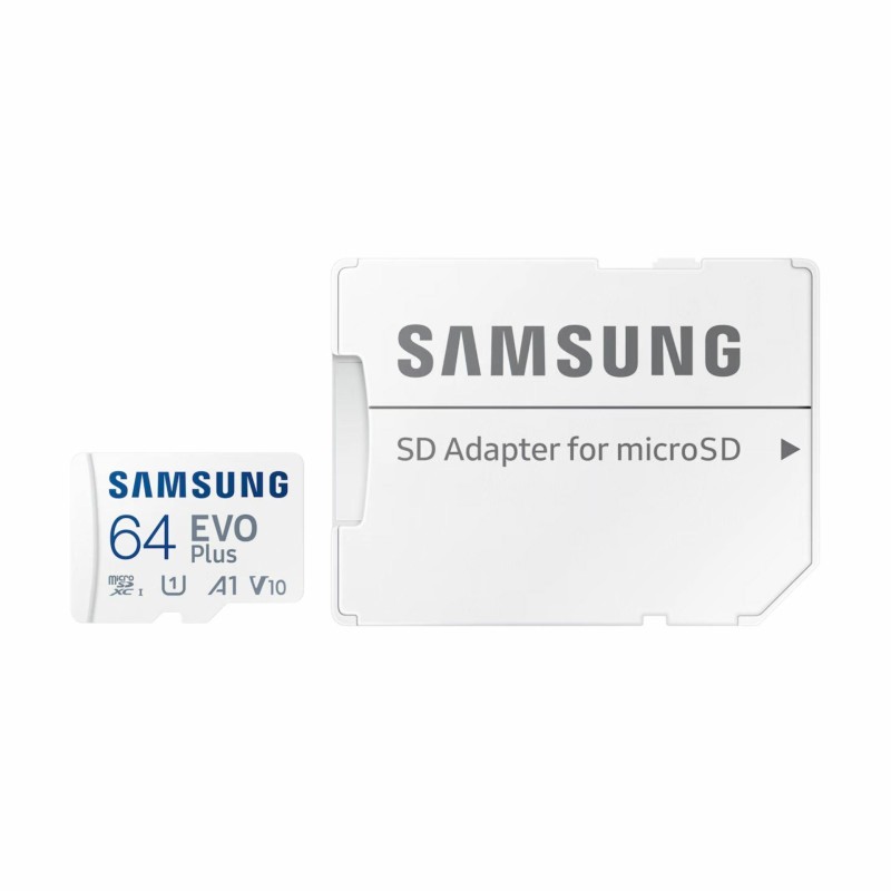 Spominska kartica Samsung EVO Plus, micro SDXC, 64GB, z adapterjem