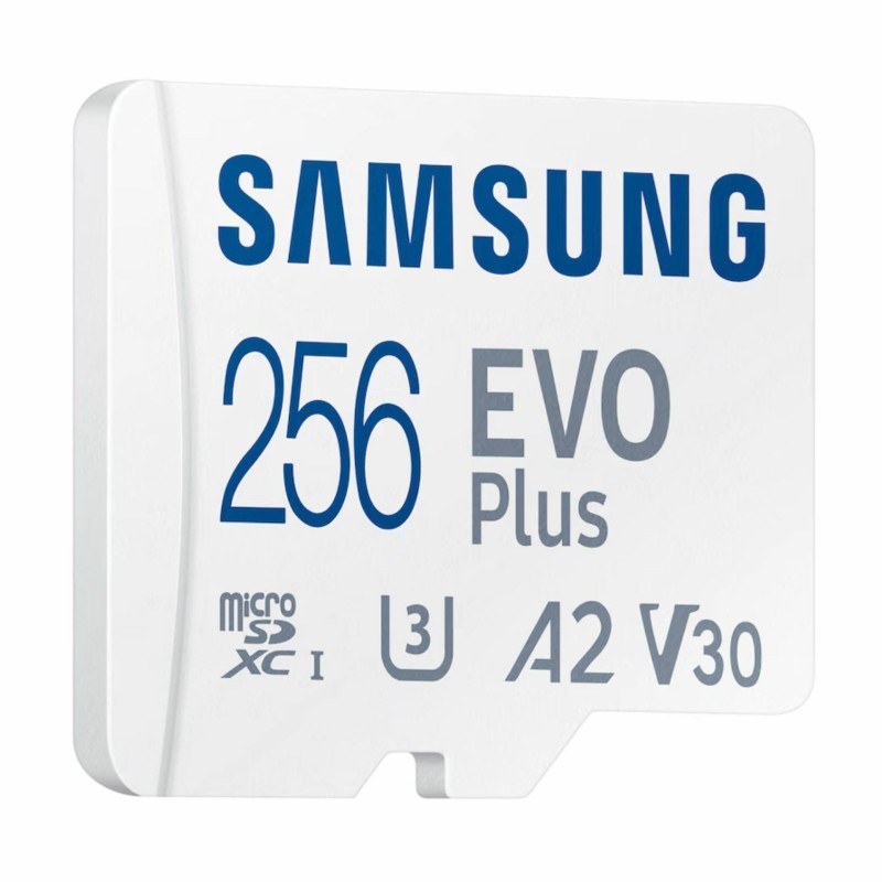 Spominska kartica Samsung EVO Plus, micro SDXC, 256GB, z adapterjem
