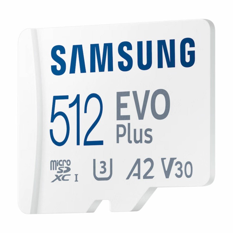 Spominska kartica Samsung EVO Plus, micro SDXC, 512GB, z adapterjem