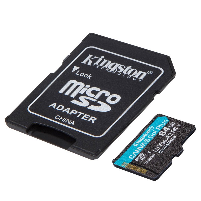 Spominska kartica microSD 64GB KINGSTON Canvas Go! Plus
