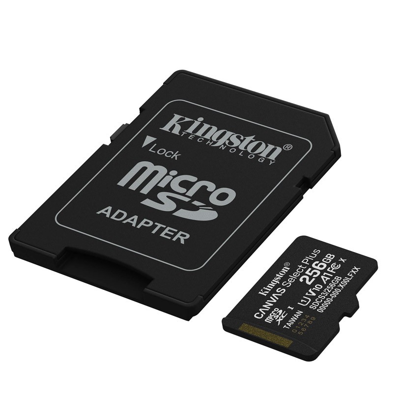 Spominska kartica Kingston Canvas Select Plus microSD 256GB