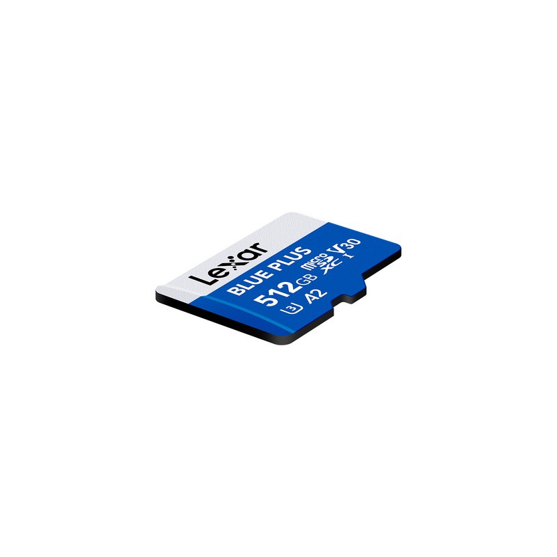 Spominska kartica 512GB, Lexar BLUE PLUS, Micro SDXC, z adapterjem