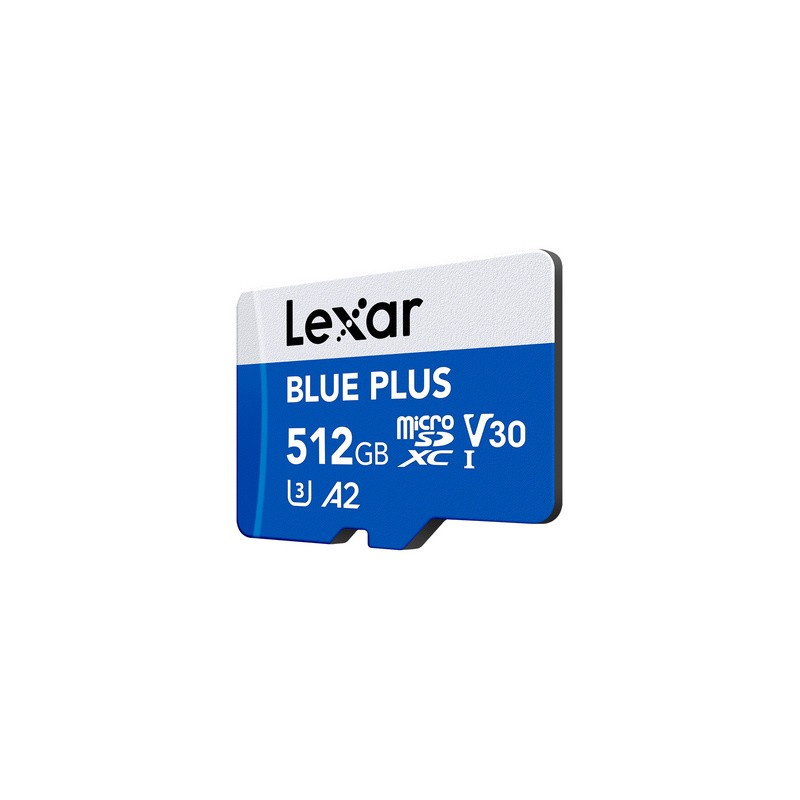 Spominska kartica 512GB, Lexar BLUE PLUS, Micro SDXC, z adapterjem