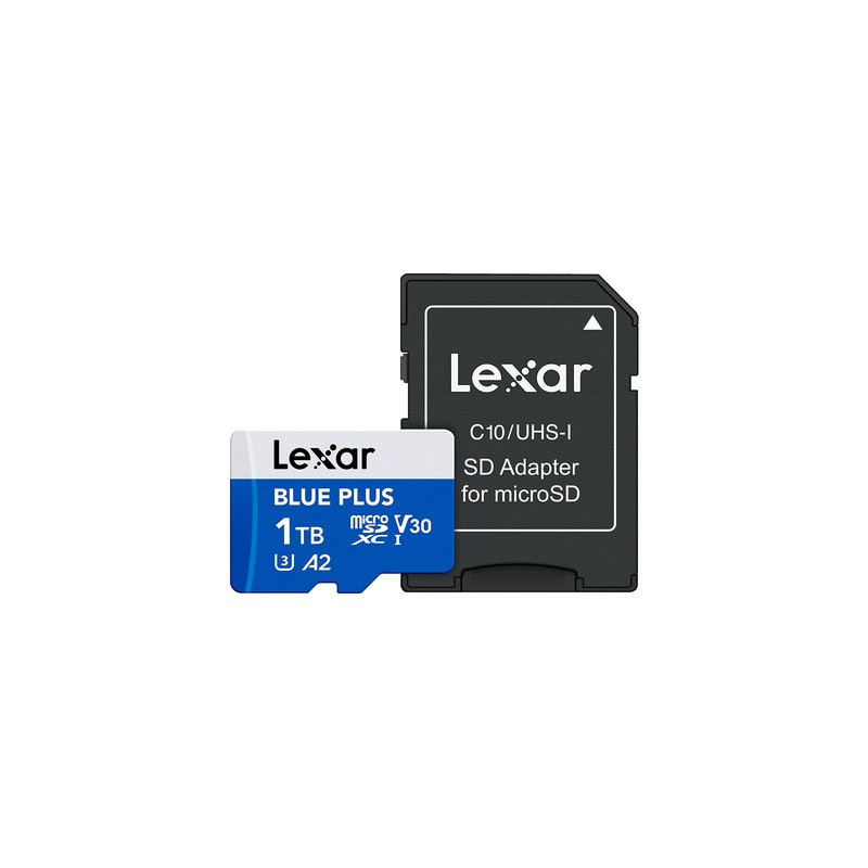 Spominska kartica 1TB Lexar BLUE PLUS, Micro SDXC, z adapterjem