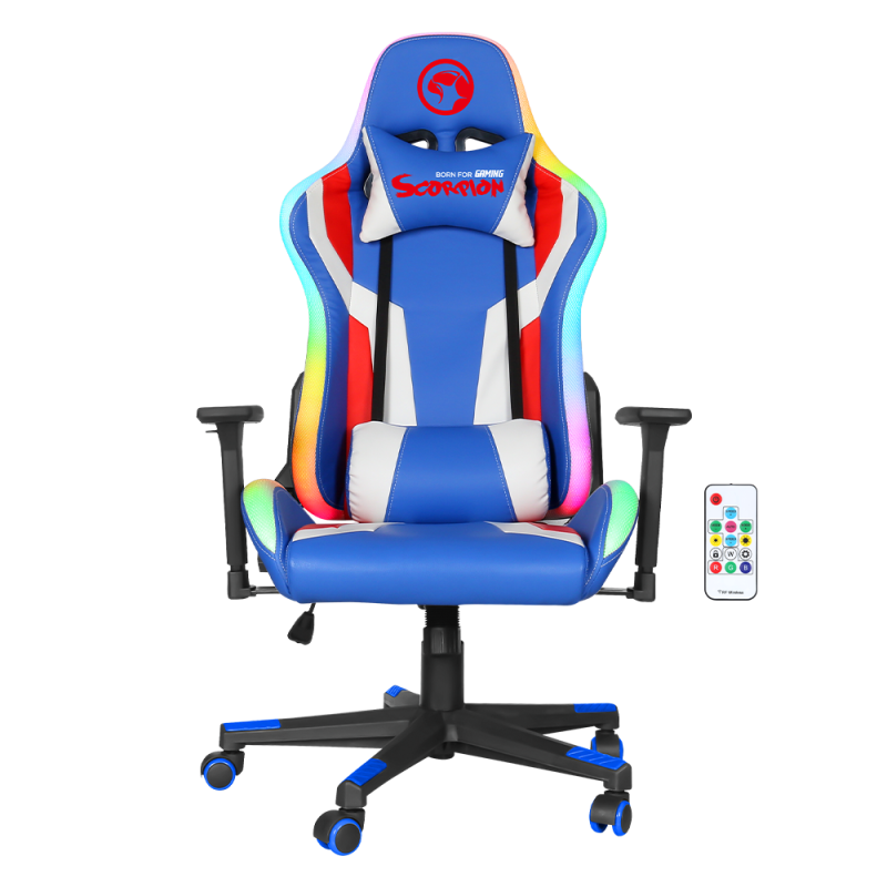 Gaming stol Marvo CH-128BL, moder