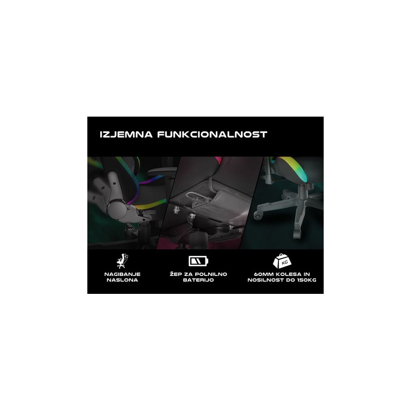 Gaming stol Genesis TRIT 600 RGB