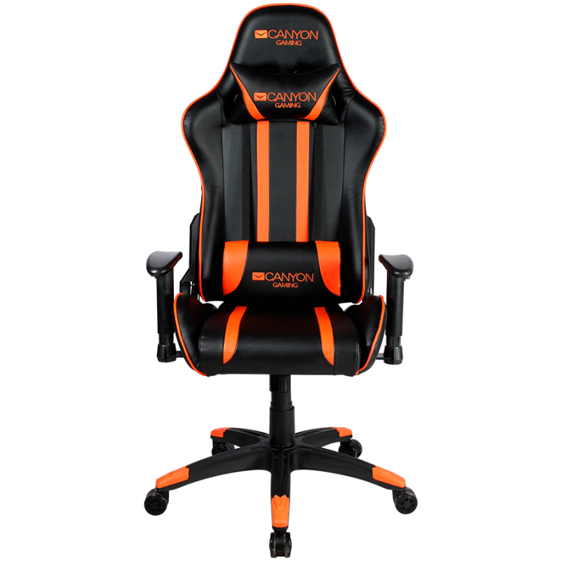 Gaming stol CANYON CND-SGCH3 črno-oranžen