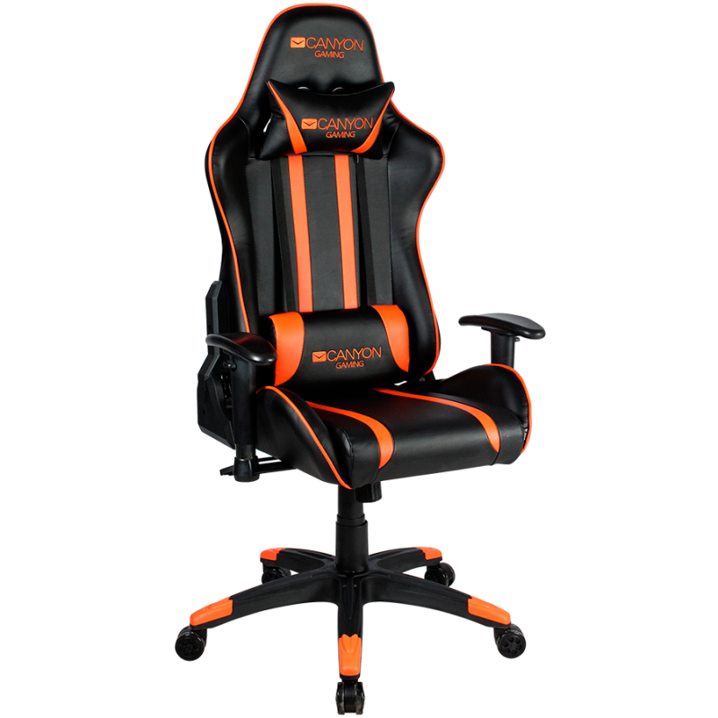Gaming stol CANYON CND-SGCH3 črno-oranžen