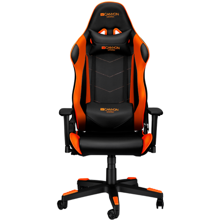 Gaming stol CANYON CND-SGCH4 črno-oranžen