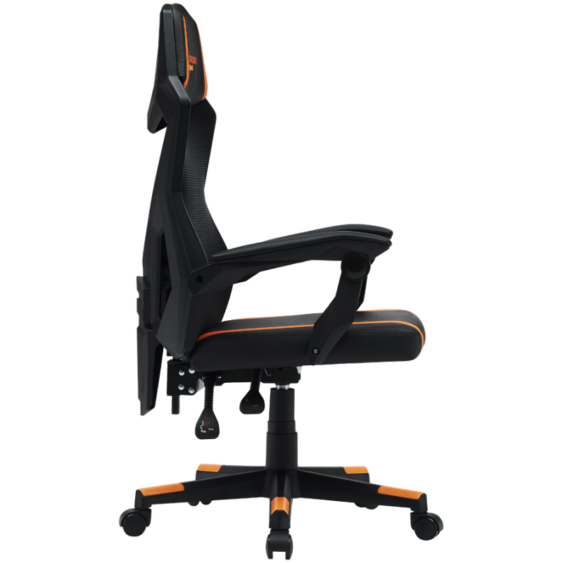 Gaming stol Canyon Flow MCH01, črno-oranžen