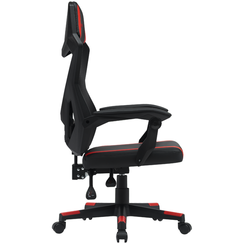 Gaming stol Canyon Flow MCH01, črno-rdeč