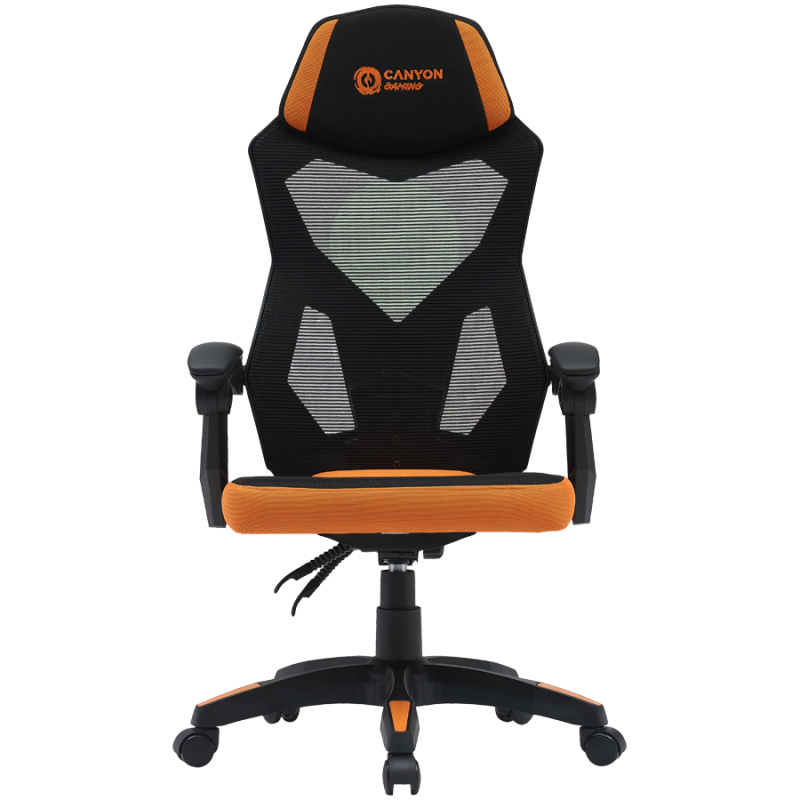 Gaming stol Canyon Wave MCH02, črno-oranžen