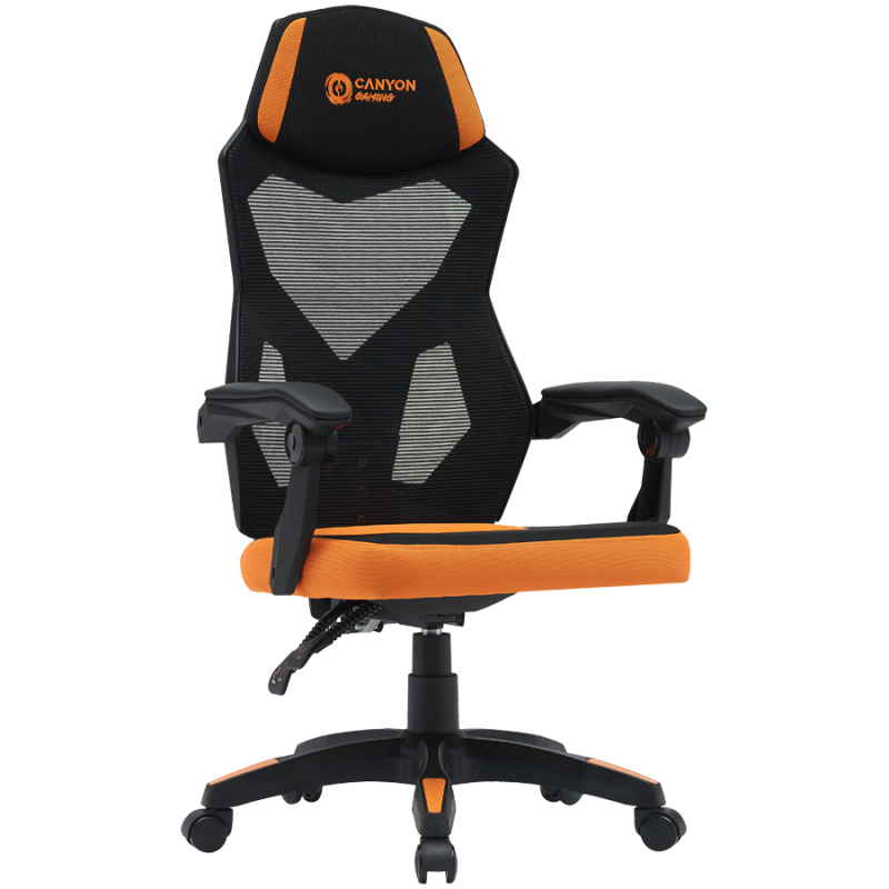 Gaming stol Canyon Wave MCH02, črno-oranžen