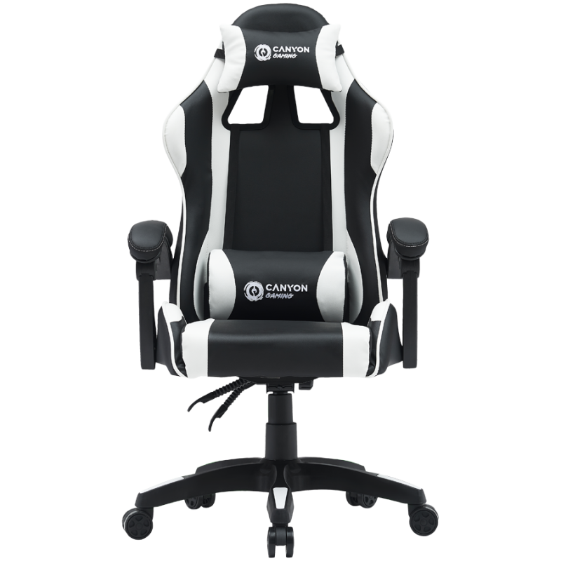 Gaming stol Canyon Core SGCH2, črno-bel