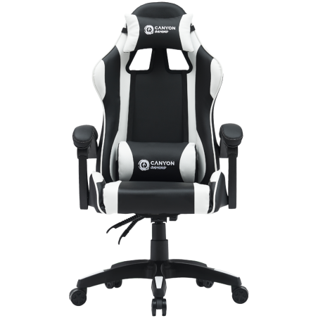 Gaming stol Canyon Core SGCH2, črno-bel