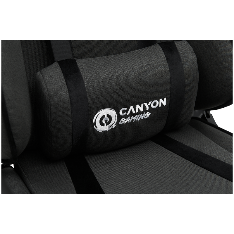 Gaming stol Canyon Crest FCH01, siv