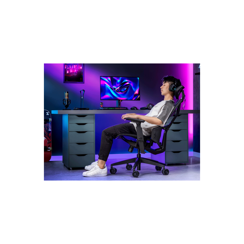 Gaming stol ASUS ROG Destrier Core, črn