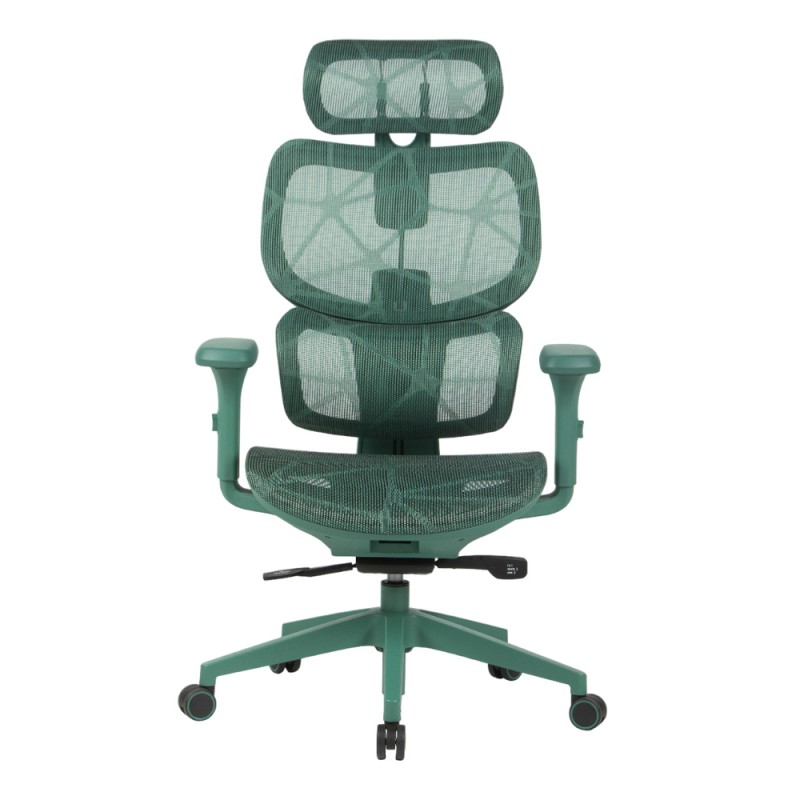Gaming stol Spawn Ergo Meshy, zelen