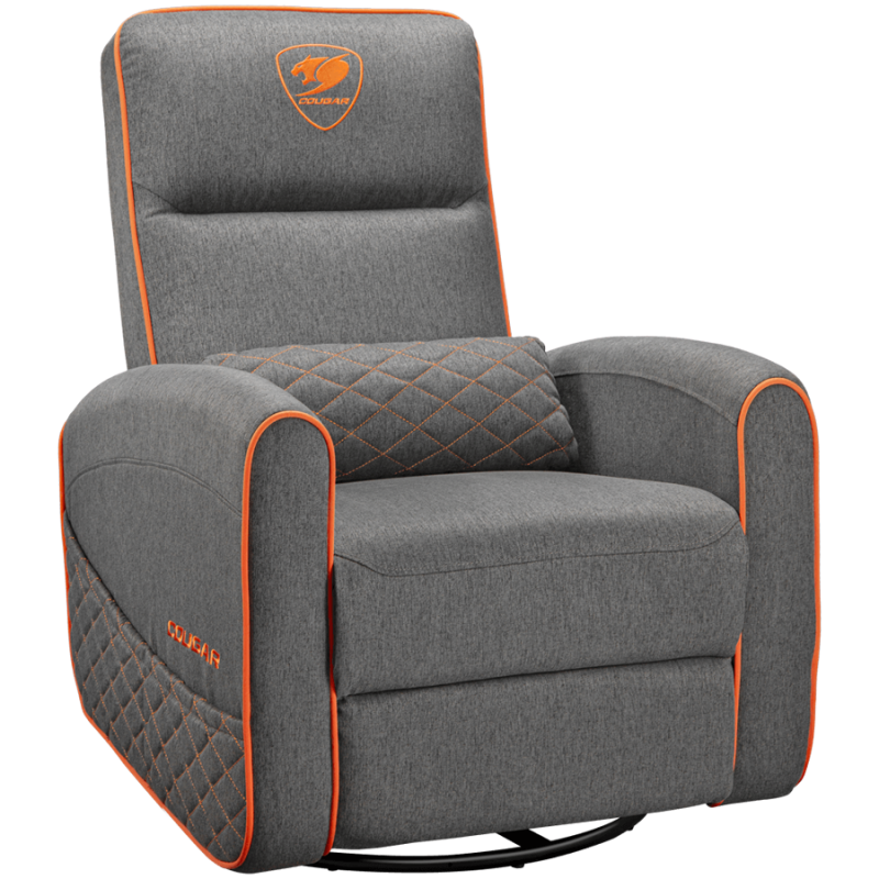Gaming stol COUGAR Fidom, sivo-oranžen