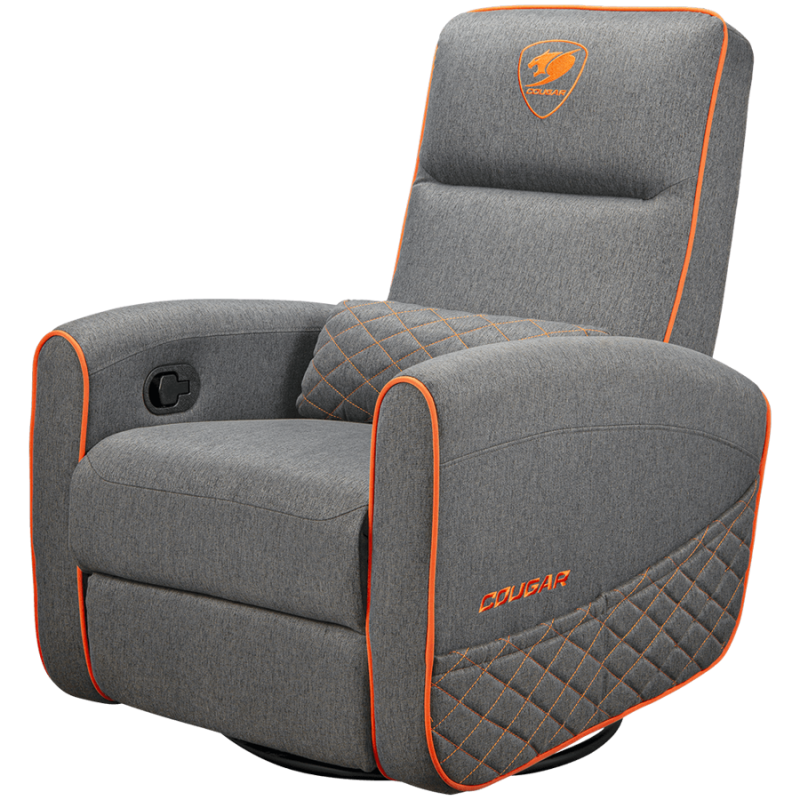 Gaming stol COUGAR Fidom, sivo-oranžen