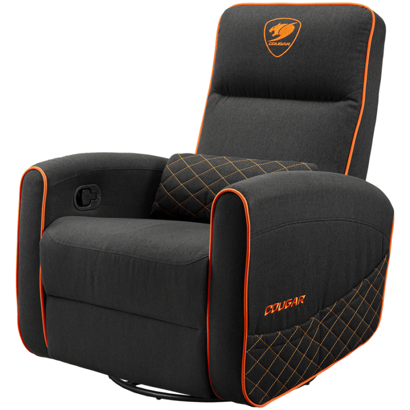 Gaming stol COUGAR Fidom, črno-oranžen