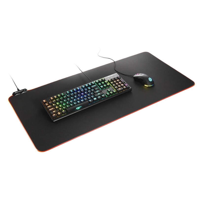 Podloga za miško SHARKOON 1337 RGB V2 900 črna mat