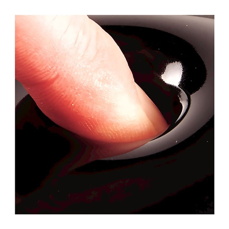 Podloga za zapestje Fellowes Crystal Gel, črna, 9112201