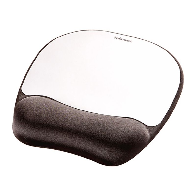 Podloga za miško Fellowes Memory Foam, Silver Streak, 9175801
