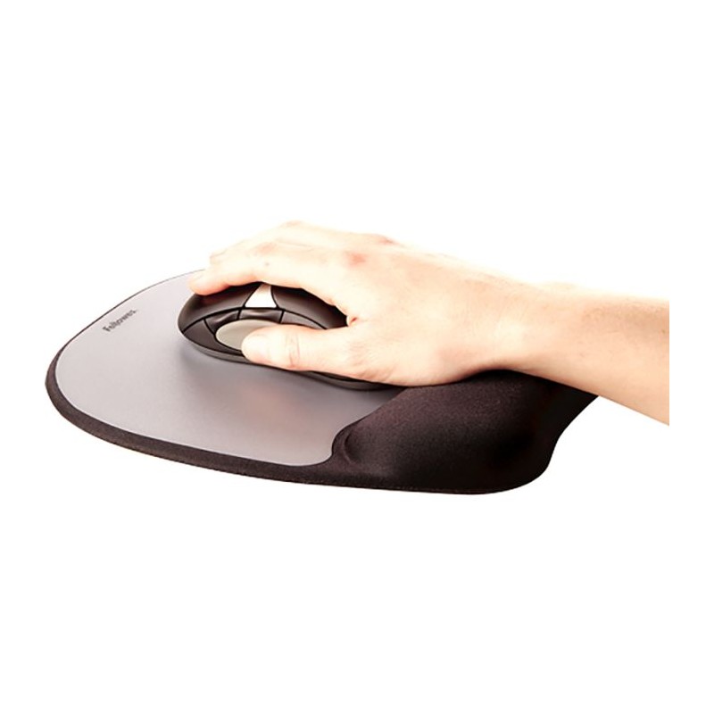 Podloga za miško Fellowes Memory Foam, Silver Streak, 9175801