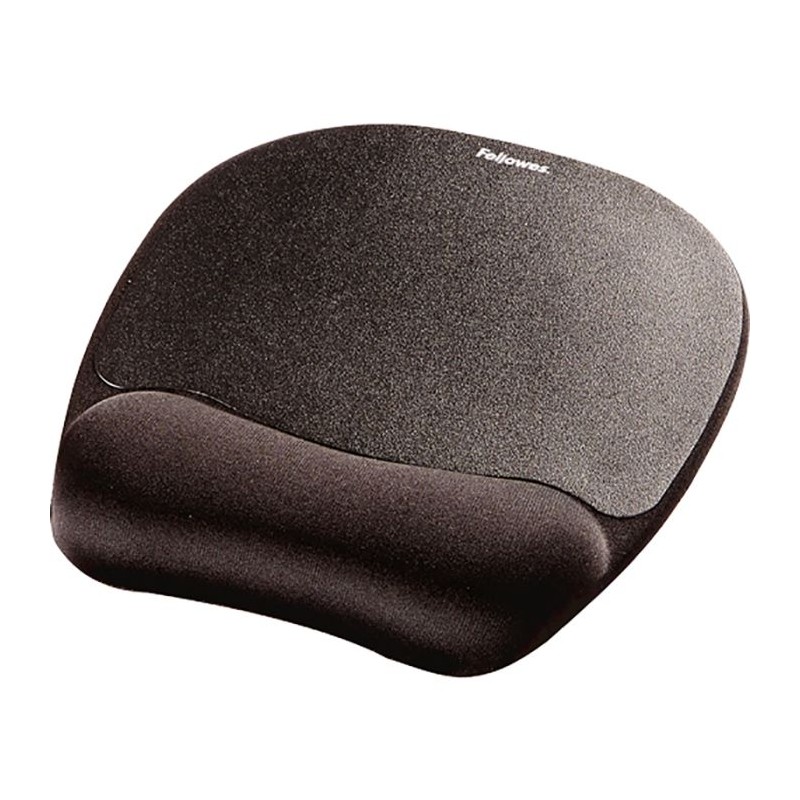 Podloga za miško Fellowes Memory Foam, črna, 9176501