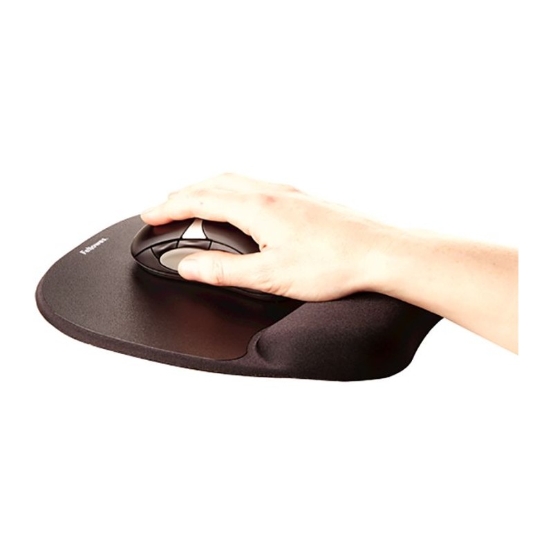 Podloga za miško Fellowes Memory Foam, črna, 9176501