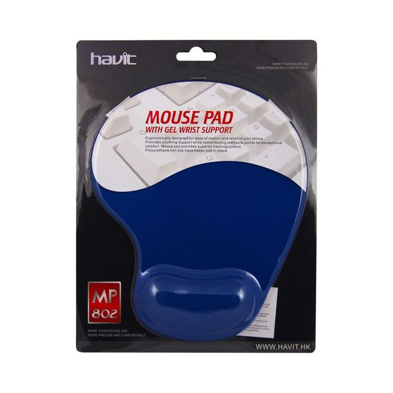 Podloga za miško HAVIT GEL MP802 - Modra, HV-MP802 MODRA