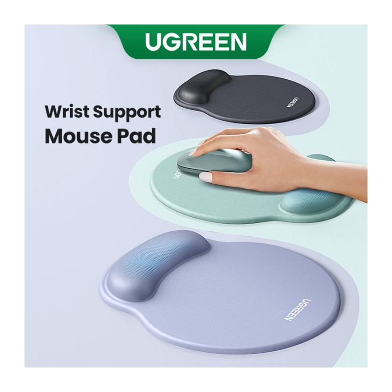 Podloga za miško Ugreen, ergonomska, zelena