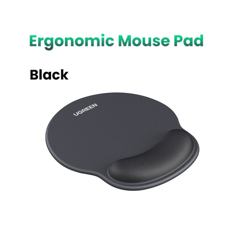Podloga za miško Ugreen, ergonomska, črna