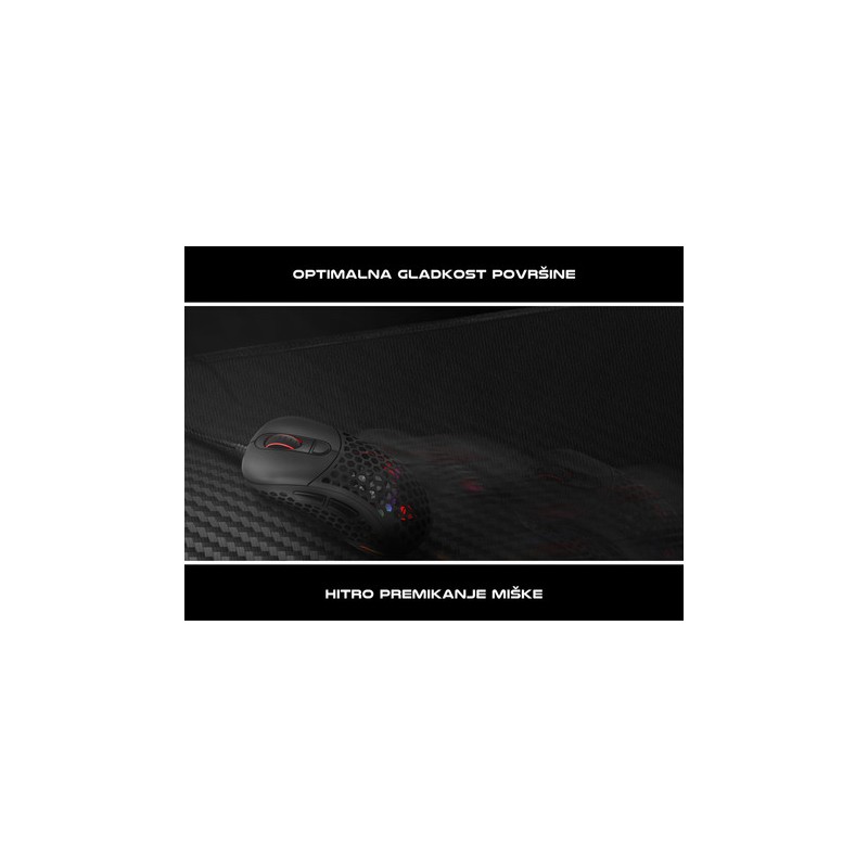 Podloga za miško GENESIS CARBON 500 ULTRA WAVE, vodoodporna