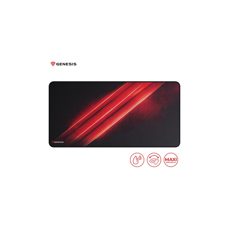 Podloga za miško GENESIS CARBON 500 Maxi Flash G2, vodoodporna