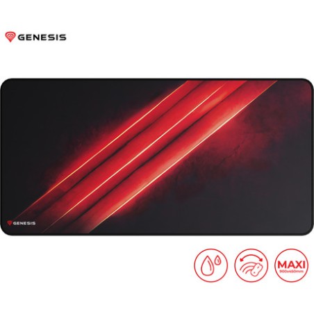Podloga za miško GENESIS CARBON 500 Maxi Flash G2, vodoodporna