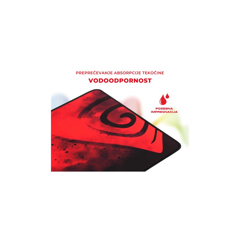Podloga za miško GENESIS CARBON 500 M HAZE, vodoodporna